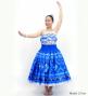 Hula Blouse & Pa'u Set-Up with Moana Kahiko Print / Luxury Collection / J3174-3