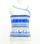 Hula Blouse & Pa'u Set-Up with Moana Kahiko Print / Luxury Collection / J3174-3