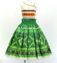 Hula Blouse & Pa'u Set-Up with Moana Kahiko Print / Luxury Collection / J3174-4