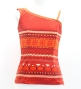 Hula Blouse & Pa'u Set-Up with Moana Kahiko Print / Luxury Collection / J3174-6