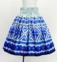 Hula Blouse & Pa'u Set-Up with Moana Kahiko Print / Luxury Collection / J3174-7