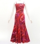 Hula Long Multi Way Dress with Velvet & Koshibo / Luxury Collection / Dark Red / J3175drd