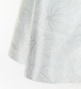 Hula Long Dress with Hawaiian Flower Print / Luxury Collection / White / J3176wh