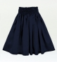 Hula Solid Shantung Pa'u Skirt / Luxury Collection / Dark Blue / J3177dbl