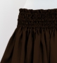 Hula Solid Shantung Pa'u Skirt / Luxury Collection / Dark Brown / J3177dbr