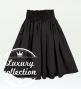 Hula Solid Shantung Pa'u Skirt / Luxury Collection / Dark Gray / J3177dgy