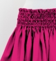 Hula Solid Shantung Pa'u Skirt / Luxury Collection / Dark Pink / J3177dpi