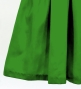 Hula Solid Shantung Pa'u Skirt / Luxury Collection / Emerald Green / J3177egr