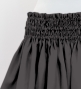 Hula Solid Shantung Pa'u Skirt / Luxury Collection / Gray / J3177gy