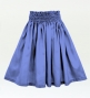 Hula Solid Shantung Pa'u Skirt / Luxury Collection / Marine Blue / J3177mbl