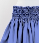 Hula Solid Shantung Pa'u Skirt / Luxury Collection / Marine Blue / J3177mbl