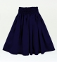 Hula Solid Shantung Pa'u Skirt / Luxury Collection / Navy / J3177nv