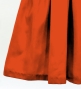 Hula Solid Shantung Pa'u Skirt / Luxury Collection / Orange / J3177or