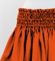 Hula Solid Shantung Pa'u Skirt / Luxury Collection / Orange / J3177or
