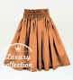 Hula Solid Shantung Pa'u Skirt / Luxury Collection / Peach / J3177pe
