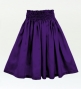 Hula Solid Shantung Pa'u Skirt / Luxury Collection / Purple / J3177pu
