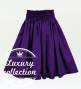 Hula Solid Shantung Pa'u Skirt / Luxury Collection / Purple / J3177pu