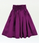 Hula Solid Shantung Pa'u Skirt / Luxury Collection / Red Purple / J3177rdpu
