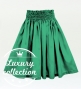 Hula Solid Shantung Pa'u Skirt / Luxury Collection / Turquoise Blue / J3177tbl