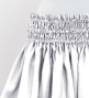 Hula Solid Shantung Pa'u Skirt / Luxury Collection / White / J3177wh