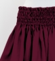 Hula Solid Shantung Pa'u Skirt / Luxury Collection / Wine / J3177wi