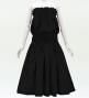 Hula Solid Blouse & Pa'u Set-Up / Luxury Collection / Black / J3178bk