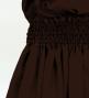 Hula Solid Blouse & Pa'u Set-Up / Luxury Collection /  Dark Brown / J3178dbr