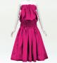 Hula Solid Blouse & Pa'u Set-Up / Luxury Collection / Dark Pink / J3178dpi