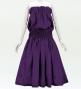Hula Solid Blouse & Pa'u Set-Up / Luxury Collection / Dark Purple / J3178dpu