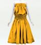 Hula Solid Blouse & Pa'u Set-Up / Luxury Collection / Dark Yellow / J3178dye