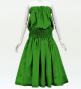 Hula Solid Blouse & Pa'u Set-Up / Luxury Collection / Emerald Green / J3178egr