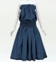 Hula Solid Blouse & Pa'u Set-Up / Luxury Collection / Gray Blue / J3178gybl