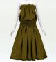Hula Solid Blouse & Pa'u Set-Up / Luxury Collection / Khaki / J3178ka