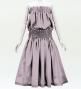 Hula Solid Blouse & Pa'u Set-Up / Luxury Collection / Light Gray / J3178lgy