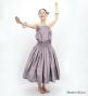 Hula Solid Blouse & Pa'u Set-Up / Luxury Collection / Light Gray / J3178lgy