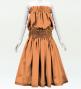 Hula Solid Blouse & Pa'u Set-Up / Luxury Collection / Peach / J3178pe