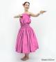 Hula Solid Blouse & Pa'u Set-Up / Luxury Collection / Pink / J3178pi