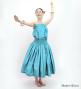 Hula Solid Blouse & Pa'u Set-Up / Luxury Collection / Sky Blue / J3178sbl