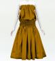 Hula Solid Blouse & Pa'u Set-Up / Luxury Collection / Yellow Brown / J3178yebr