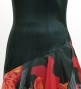 Hula One Shoulder Dress with Lily/ Luxury Collection / Black / J3182bk