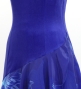 Hula One Shoulder Dress with Lily/ Luxury Collection / Blue / J3182bl