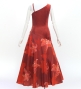 Hula One Shoulder Dress with Lily/ Luxury Collection / Red / J3182rd