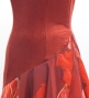 Hula One Shoulder Dress with Lily/ Luxury Collection / Red / J3182rd
