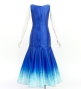 Hula Long Gradation Dress / Luxury Collection /  Blue  & White / J3191blwh