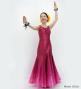 Hula Long Gradation Dress / Luxury Collection / Dark Pink & Pink / J3191dpipi