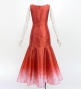 Hula Long Gradation Dress / Luxury Collection / Red & White / J3191rdwh