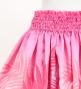 Hula Shantung Pa'u Skirt with Kukui Flower & Kukui Nut Lei Print / Luxury Collection / Pink / J3193pi