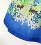 Hula Blouse & Pa'u Set-Up with Kukui Flower & Kukui Nut Lei Print / Luxury Collection / Green / J3194gr