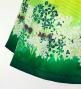 Hula Blouse & Pa'u Set-Up with Kukui Flower & Kukui Nut Lei Print / Luxury Collection / Light Green / J3194lgr