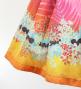 Hula Blouse & Pa'u Set-Up with Kukui Flower & Kukui Nut Lei Print / Luxury Collection / Red / J3194rd